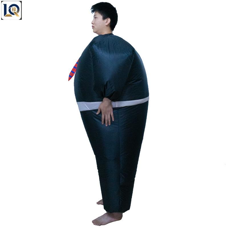 Men's Inflatable Groom Suit Costume for Masquerades, Stag Parties, and Holiday Performances