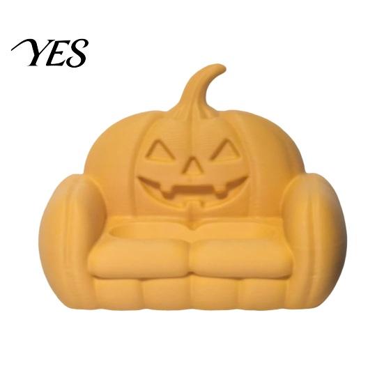 Ring And Earring Organizer Pumpkin Jewelry Storage Ornament, 3D Printed Halloween Small Accessory Sofa Shape, Handicrafts for Rings Earrings