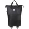 Xiaoyan Women's Expandable Rolling Travel Duffel Bag