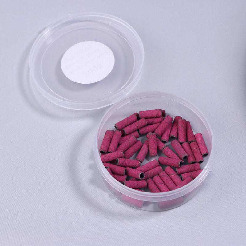 50 Pcs 3.1Mm Mini Nail Sanding Bands Uv Gel Acrylic Polish Remover Nail Tool Set 120/150/180/240 Grit