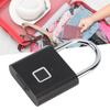 Fingerprint Padlock 0.5S Unlock Waterproof Hold 10 Fingerprints USB Interface Thumbprint Padlock with 3 Color Light for Luggage