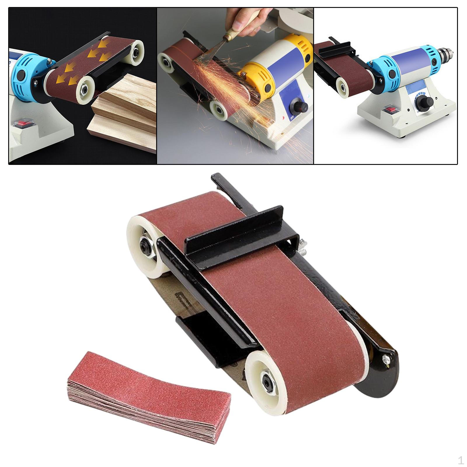 

Electric Polisher with Belt Sanding System And Accessories Left