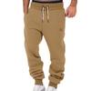 Men's Pants Spring and Autumn Solid Color Trendy Sports Casual Sweatpants Loose Tied Feet Stacking Pants