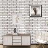 Retro Gray Brick Self-adhesive Wallpaper Restaurant Living Room Home Decoration Renovation Self-adhesive PVC Wallpaper Stickers
