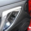 4 Pièces Fibre de Carbone Couvercle de Panneau de Commutateur de Lève-Vitre Garniture Pour Nissan GT-R R35 08-16