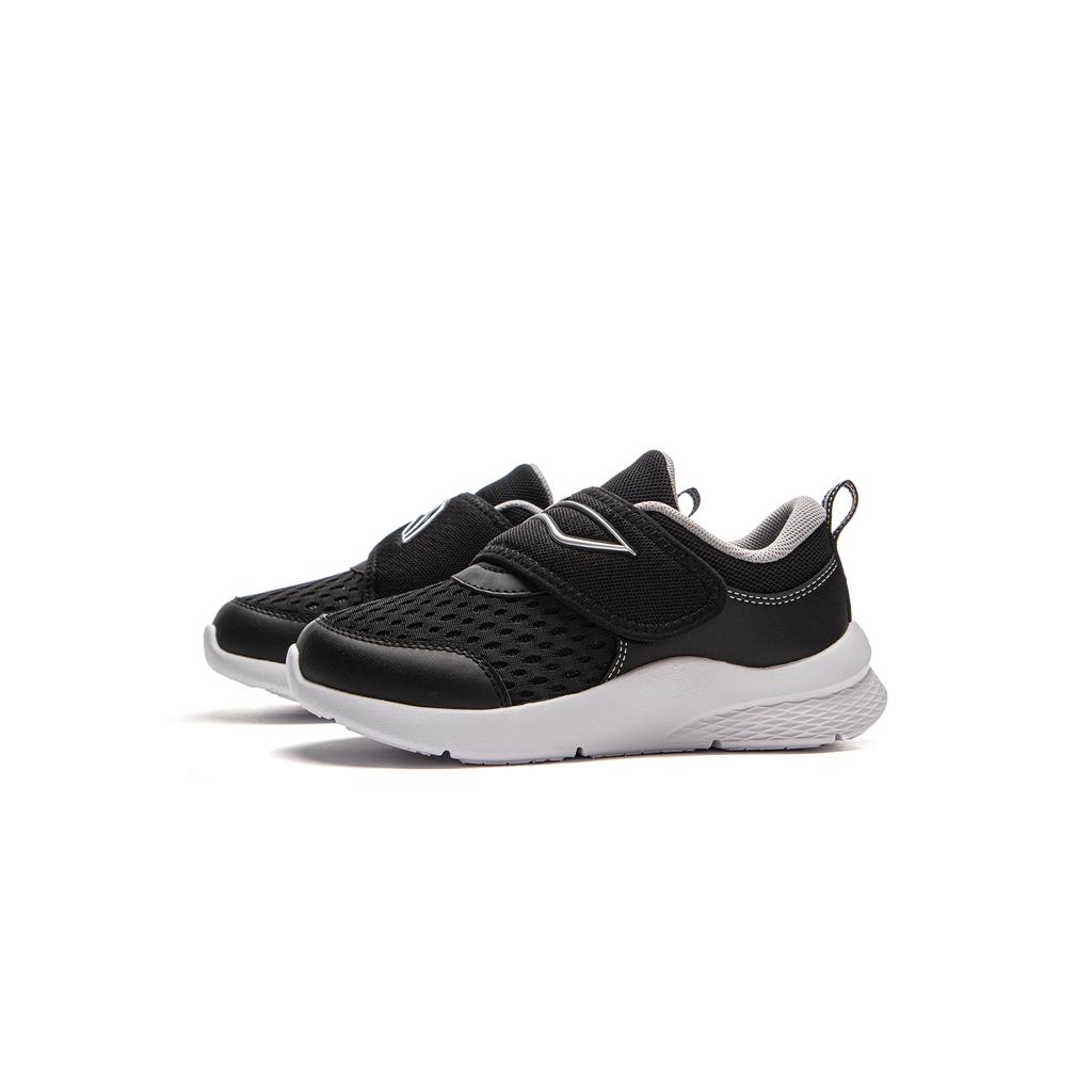Li Ning Kids Sports Lifestyle Series Synthetic Leather Fabric Versatile Lightweight Shock Absorbing Breathable Low Top Casual Shoes YKNV038-3