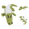 Dog Toys Simulation Crocodile Shape Plush Stuffed Bite Resistant Molar Pet Dog Vocal ToysGreen