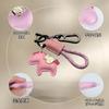 [TXIYLJ] Keychain Leather Product Leather Bag Charm Car Keyring 2026
