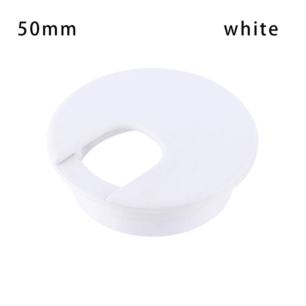 25-80MM Computer Grommet Table Cable Outlet Port Desk Wire Hole Cover Buckle Line Organizer Desk Table Cable Fastener Hardware
