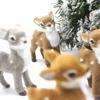 Model Figurine Garden Miniatures Deer Ornaments Animal Sika Deer Simulation Deer Christmas Deer