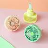 Car Fan USB Fan Air Outlet Lighting LED Creative Car Accessories Three-speed Mini Convenient Fan Car Electrical Appliances