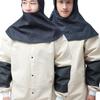 Unisex Durable Denim Summer Hood with Removable Shawl for Industrial Work