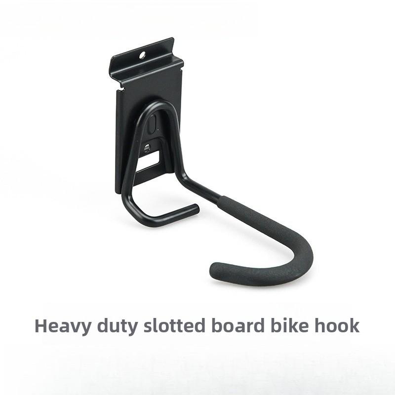 Wall Mount Bicycle Hook Vertical Horizontal Bike Rack Heavy Duty Front Tire Hanger for Garage Home Storage Organizer