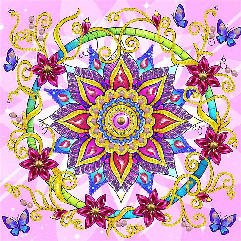 5D Tribal Beauty DIY Diamond Painting Kit – Rhinestone Sticker Decorative Art, Handmade Craft