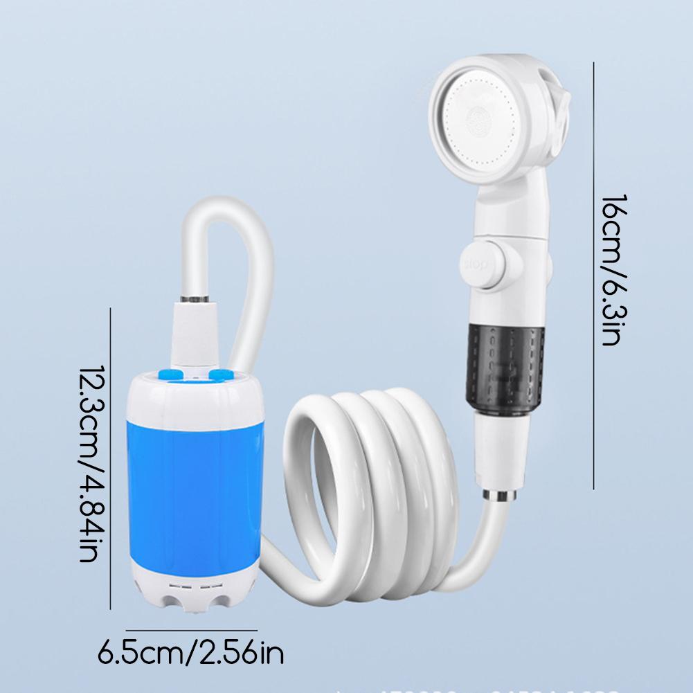 Portable Camping Shower Pump,Usb Rechargeable Electric Shower,Adjustables Mode Compact Camping Pumps For Outdoor Camping
