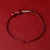 Benmingnian Cinnabar Red String Bracelet & Infinite Richness Anklet Set for Women