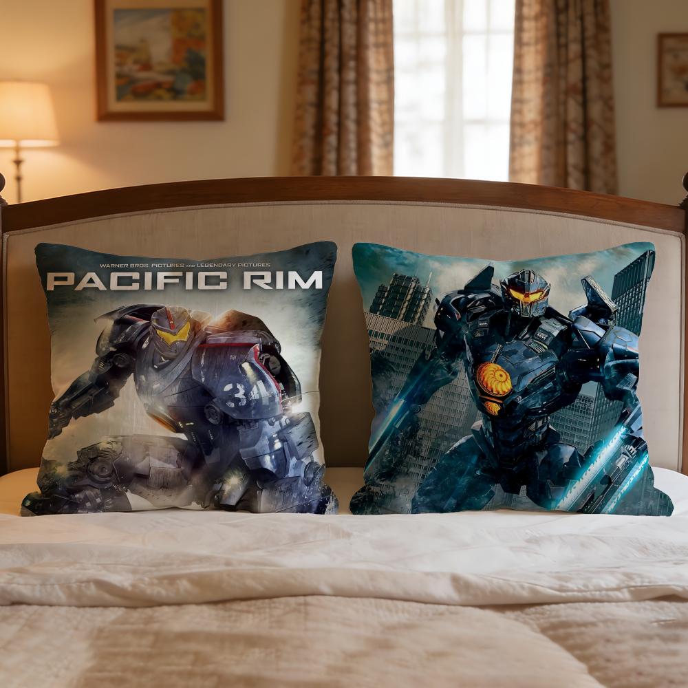 Movie Pacific Rim Cushion Cover 1Pcs Decorative Covers Soft Cushion Case For Sofa Couch Decor 40X40 45X45 Pillowcases