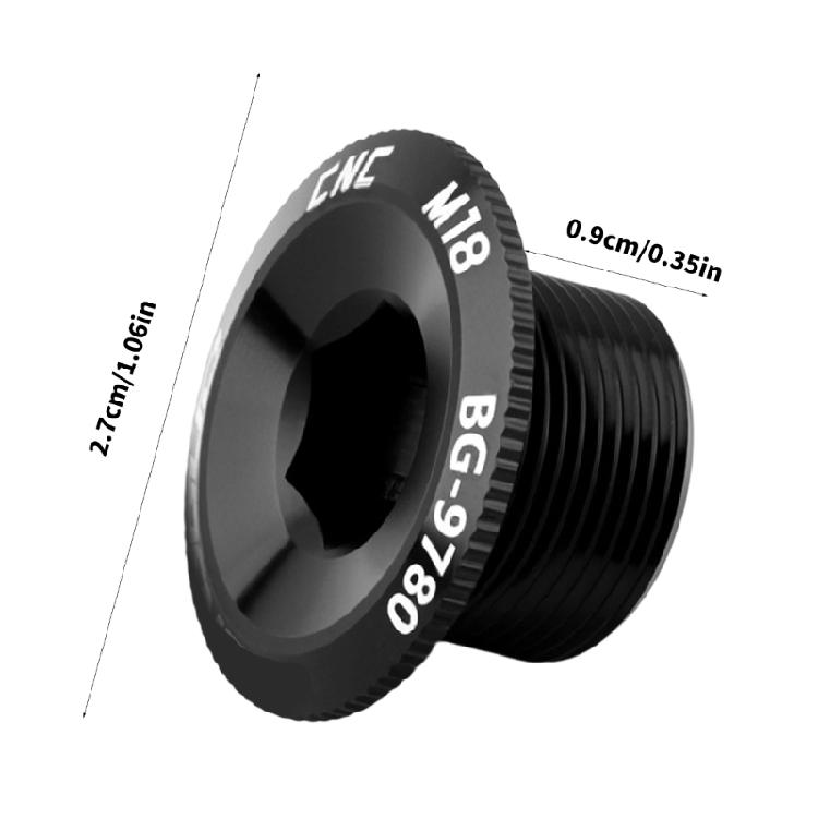 18/19/20mm Bike Crank Cover Screws Crankset Arm Bolts Bicycles Crank Arm Screws Aluminum Alloys Crankset Cover Screws