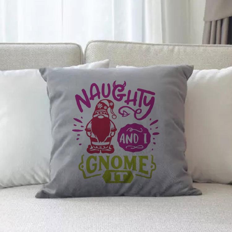 Naughty Gnome Self Adhesive  Snowflake Letters DIY T-Shirt Pillow Fabric Bags