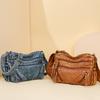 Shoulder Bag Women's Soft Leather Retro Lightweight Crossbody Bag Travel Mother Bag
