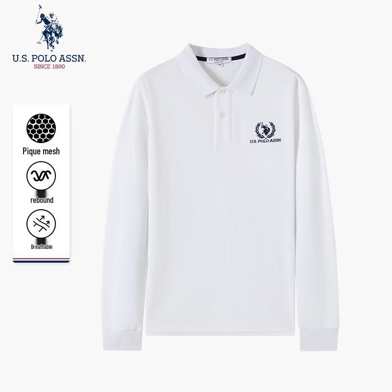 U.S. Polo Assn. Herren Langarm Poloshirt