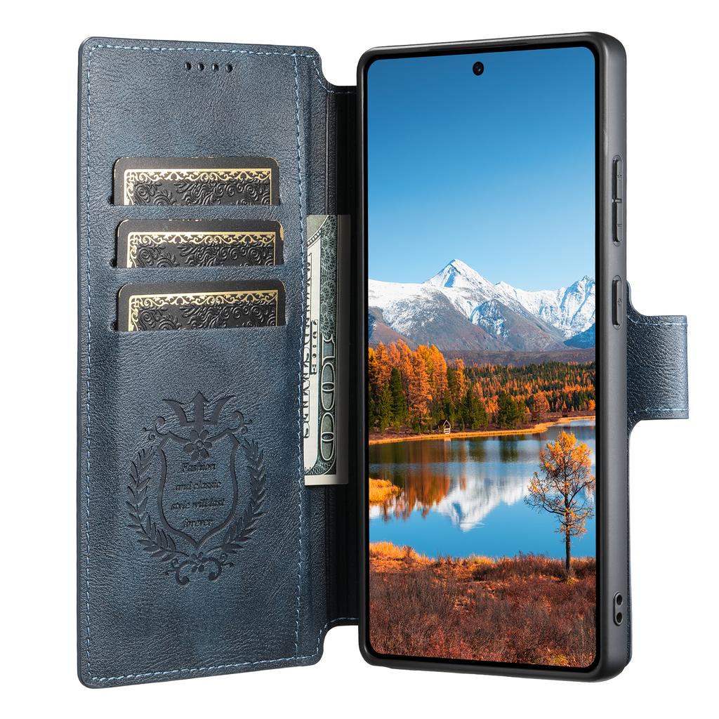 SUTENI Q-05 For Samsung Galaxy S25 Ultra Wallet Case 2 In 1 Detachable Leather Flip Phone Cover with Stand