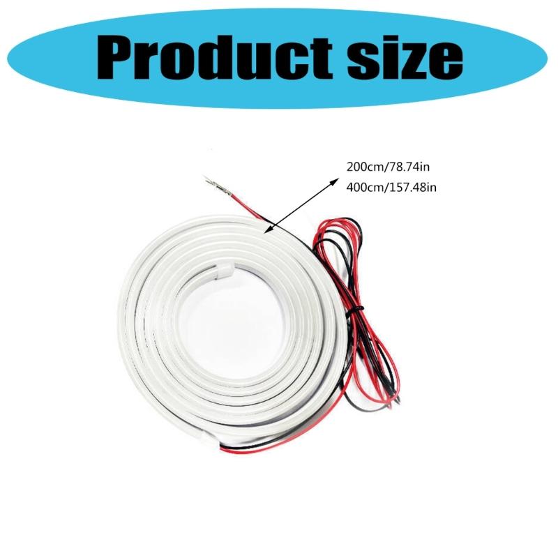 Seamlessly Car Trunk LED Light Strips Silicone Texture Quick Installation Easily Setup LED Cargo Light for Vehicle Trunk