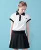 Cream Golf Tuck Flare Skirt