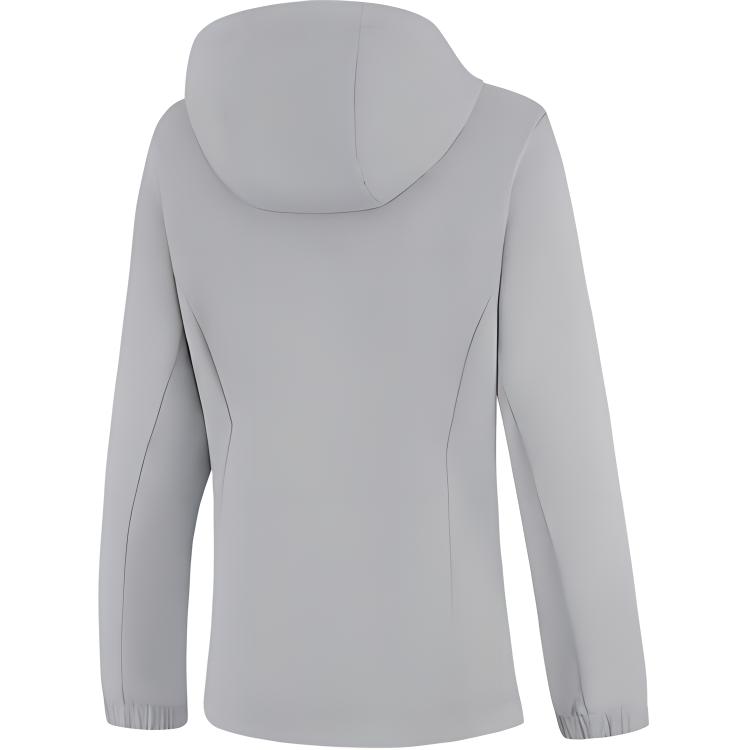 Li-Ning Solid Color Hooded Zip Jacket Women Jackets AFDUA18-9