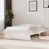 VidaXL Bed Frames White Solid Wood 120x200 Cm 814945