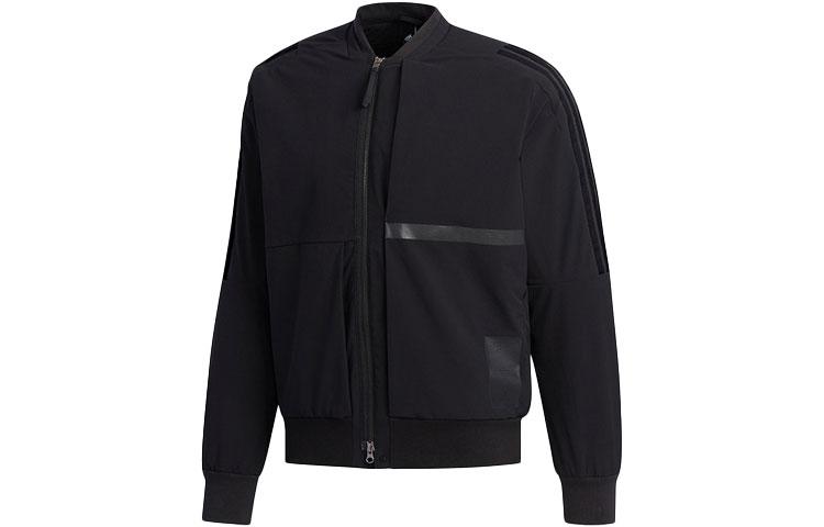 adidas Jackets Men's Black Stand Collar Moderate Other FJ0246