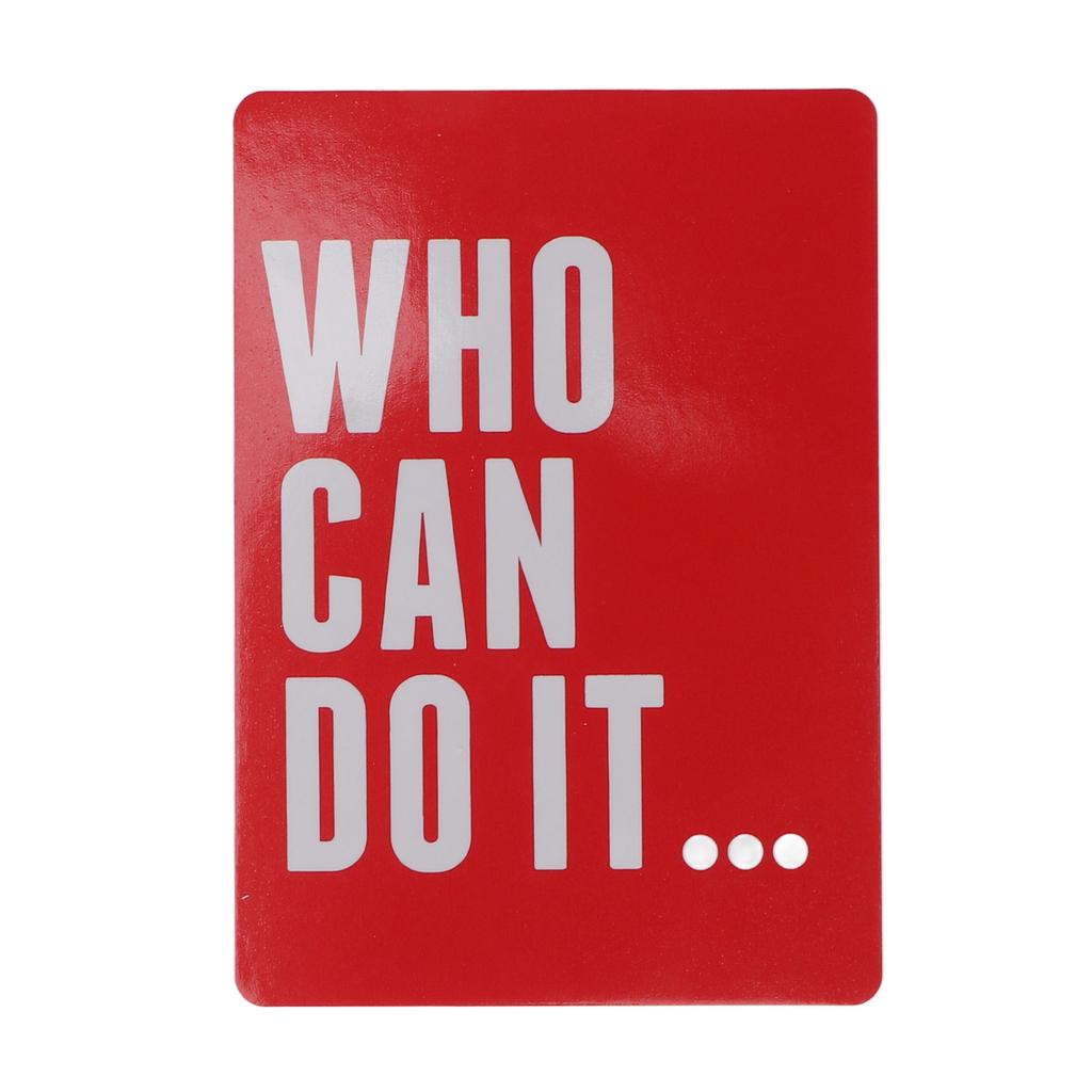 Challenge Holiday Party Card Game Men Women Funny Entertaining Compete Instruction English Card Set