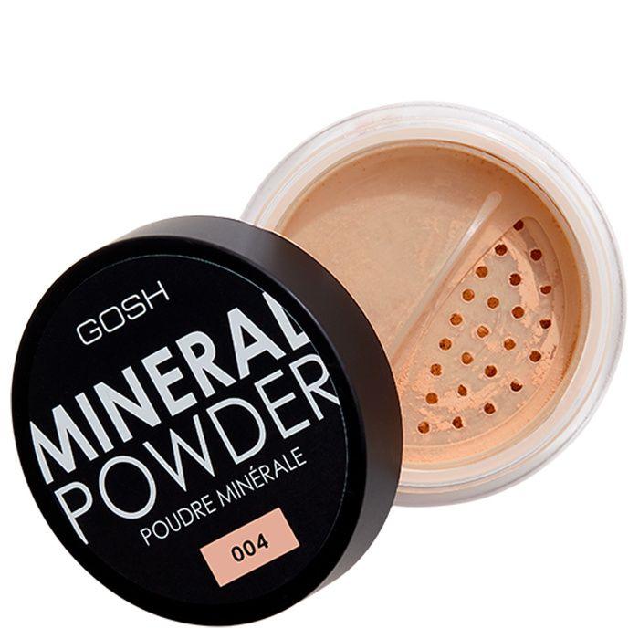 Poudre Minérale - Gosh - 004 Natural - 8g - Fini Mat - Longue Tenue - Tous Types De Peau
