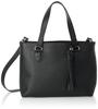 You by Ungaro Tote Bag Made of Cowhide Can Be Carried by or Zipper Made In Black 2-Way "Adele" Leather, Lightweight, Hand, Shoulder, Crossbody,