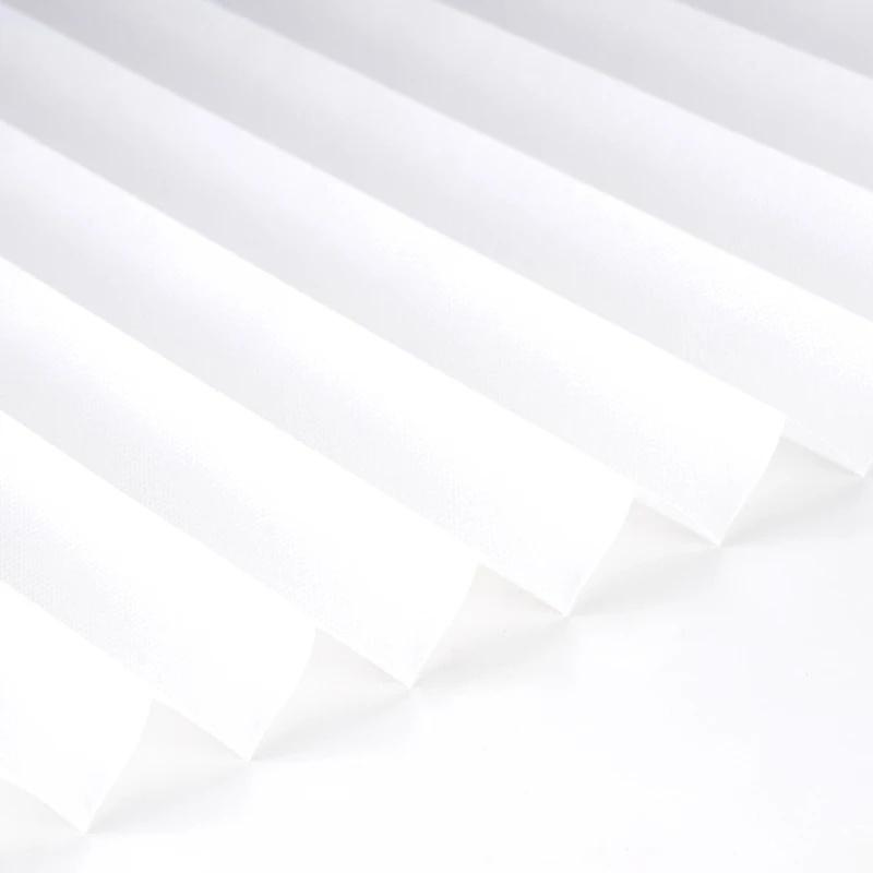 Pleated Window Blinds Temporary Window Shades Cordless Light Filtering Pleated Paper Shades Room Darkening Blind for Home Office