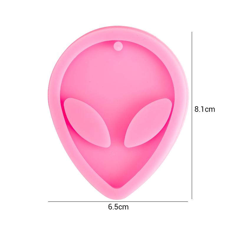 Heart Shape Keychain Casting Silicone Molds Dog Paw Print Resin Molds for Key Chain Pendant Making Epoxy Resin Craft Jewelry DIY