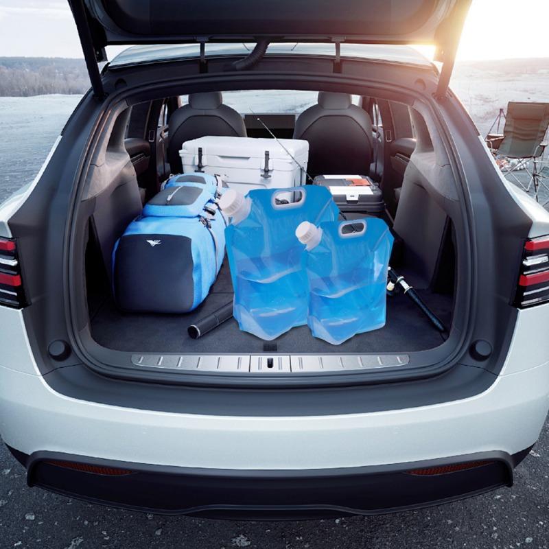 High Capacity Outdoor Activity Water Case 5/10L Folding Water Case Canister Tasteless Safety Seal Lightweight Drinking Water Storage Case