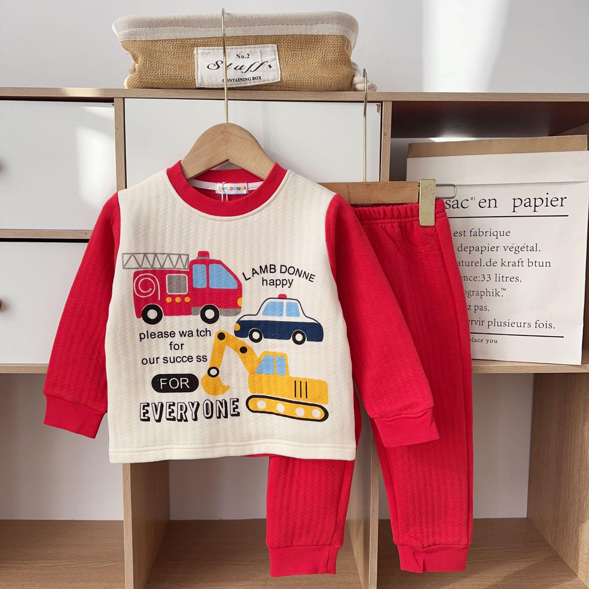 

Весна 2026 Дитячі піжамні комплекти - Новинки для хлопчиків та дівчаток Двокомпонентний домашній одяг 110 cm