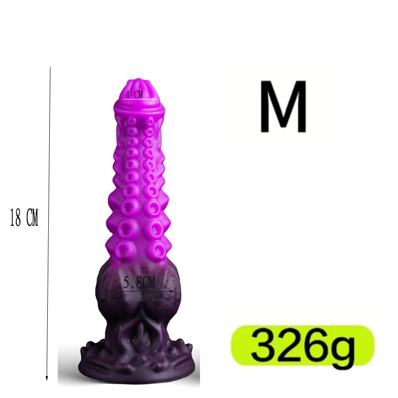 S M L Tentacle Anal Dildo Thick Silicone Monster Dildo With Suction Cup Sex Toys For Women Men