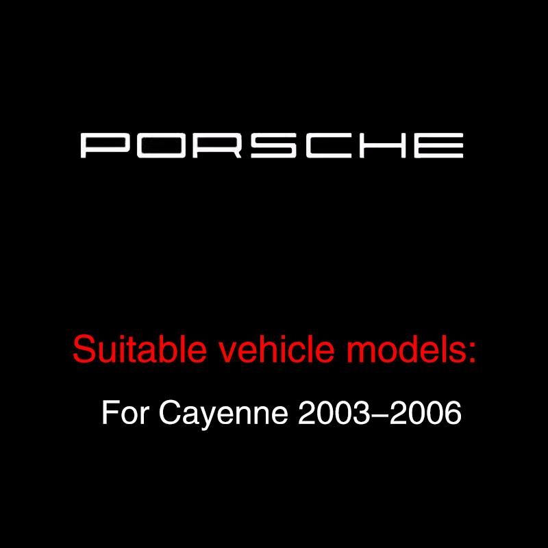 2Pcs Car Door HD Projector Lamp LED Decoration Atmosphere Light For Porsche Cayenne Panamera Macan 911 718 Taycan Boxster Cayman