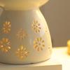 Duftlampen Ätherisches Öl Brenner Wachsschmelzbrenner Teelicht Wachswärmer zur Stressreduzierung, für Meditationen und Massage