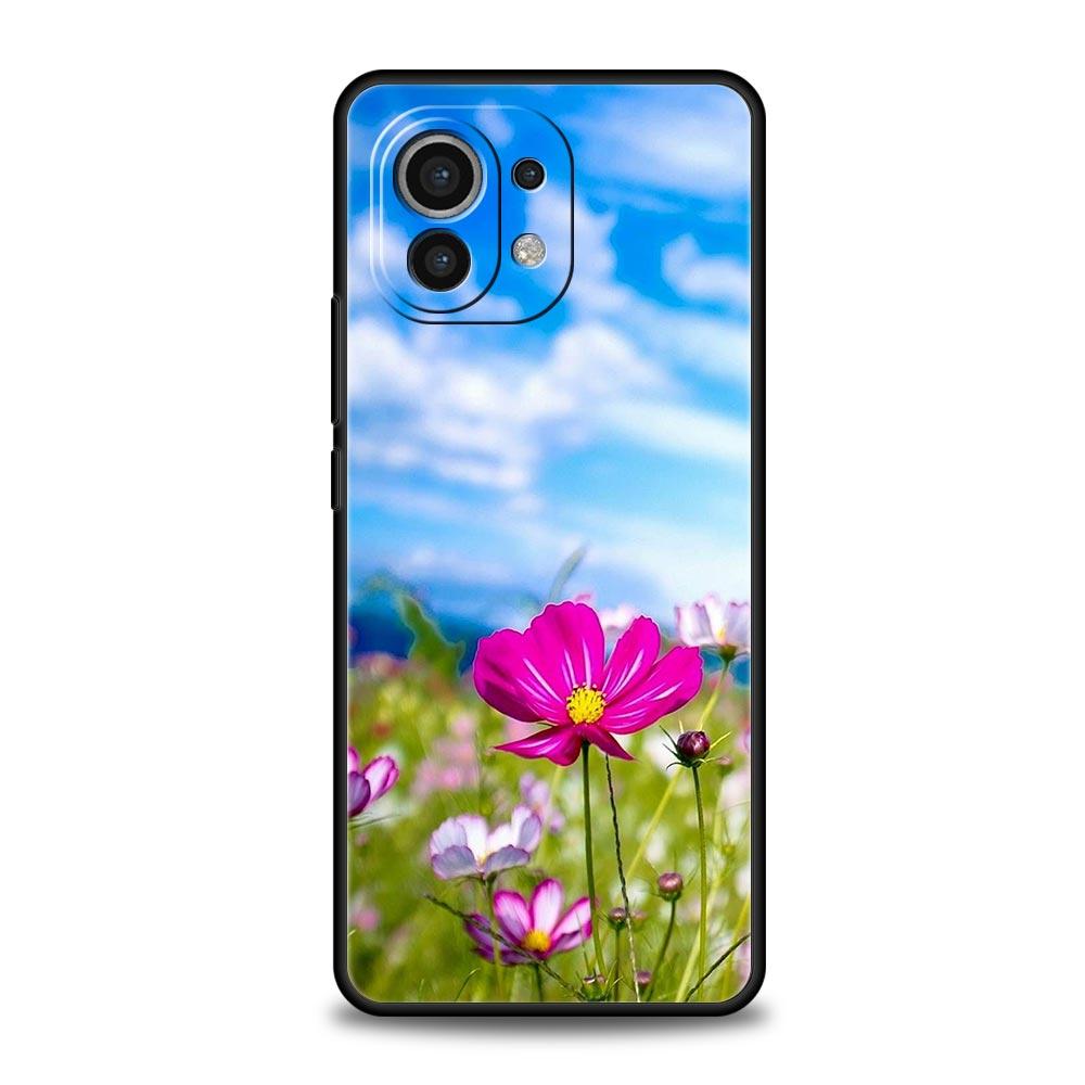 Summer Colorful Flower Phone Case For Xiaomi Mi 17 15T 15 14 14T 13T 12T Pro 12 13 Lite 5G 11T Poco X6 X7 X5 Pro Soft Cover