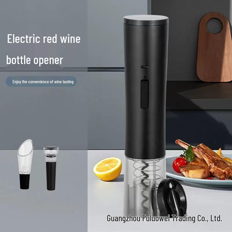 Electric Wine Opener Set - Automatic, Rechargeable & Silent