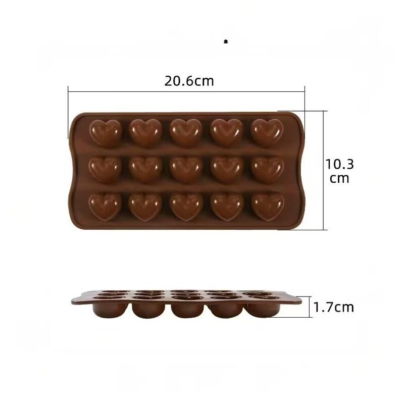 MDNG Silicone Heart Raindrop Chocolate Mold