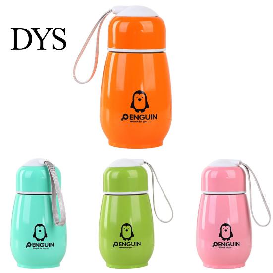 Water Bottle 300ML Vacuum Cup Food Grade Good Thermal Insulation Effect Stainless Steel Penguin for Home