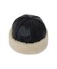 LEE Mustang Leather Beanie Black