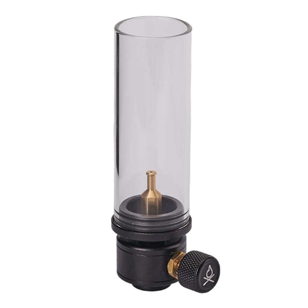 Gas Lamp with Screw On Gas Tank Candle Light Energy-saving Gas Atmosphere Lamp Aluminum Alloy for Outdoor Fishing Camping Hiking