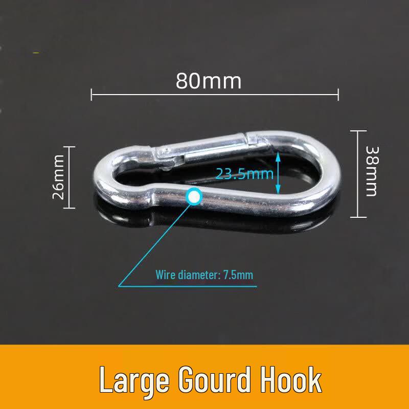 304 Stainless Steel Gourd-shaped Carabiner Snap Hook