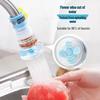 Splash-Proof Faucet Attachment: Universal Tap Extension with Filter for Kitchen Water Saving