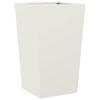 White Plant Pot 45 X 45 X 75 Cm Steel